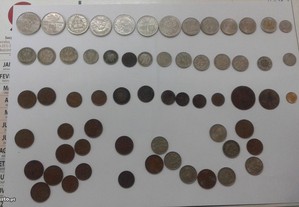 moedas antigas coleção