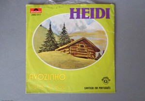 Disco vinil single infantil - Heidi
