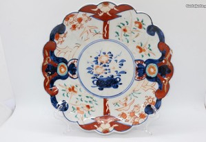Prato Porcelana Chinesa Recortado Modelo IMARI Nº1