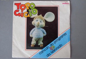 Disco vinil single infantil - Topo Gigio