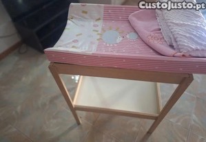 Muda fraldas - Como novo - Oferta roupa bebe e mantas