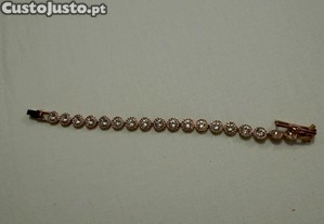 Pulseira Swarovski - Pulseira Una Angelic Lapidação redonda, Pavé, Média, Branca