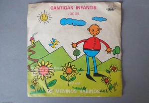 Disco vinil single infantil - Cantigas Infantis -