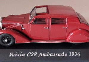 * Miniatura 1:43 "Colecção Carros Clássicos" Voisin C28 Ambassade 1936