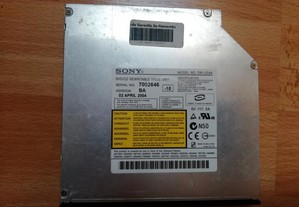 Leitor/Gravador de DVD Sony para pc portátil