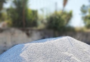 Areão Branco Pedra Decorativa de Jardim