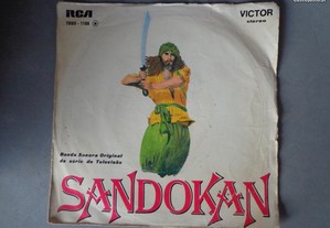 Disco vinil single infantil - Sandokan