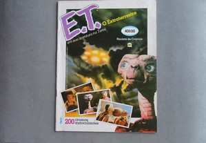 Caderneta de cromos vazia E.T. O Extraterrestre