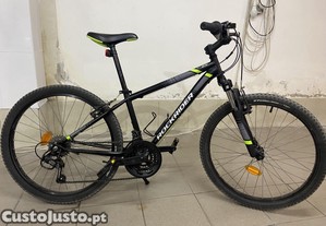 Bicicleta Rockrider ST500 roda 24 criança