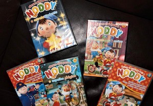 5 DVDs originais NODDY - Animação em 3D com jogos interactivos