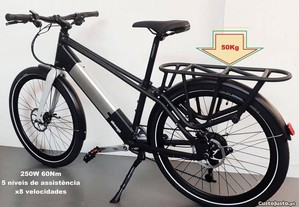 bicicleta elétrica de carga compacta Ahooga Bike Modular Classic