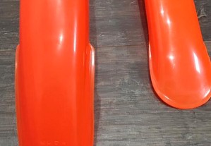 conjunto guarda lamas novos - cor laranja para BMX roda 20 -artigo novo