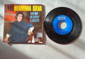 Disco vinil single - Hermínia Silva - Vou dar de