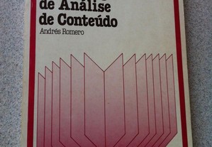 Metodologia de Análise de Conteúdo (portes grátis)