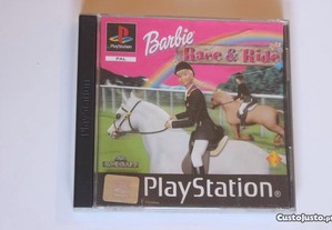 Jogo Barbie Race & Ride Playstation PSX PS1