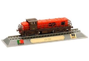 Modelo miniatura locomotiva CP1200