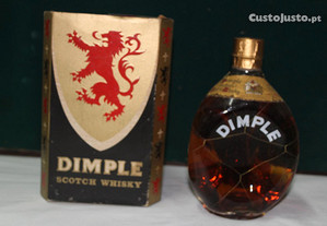 Whisky "DIMPLE" com caixa dos anos 50, excelente e