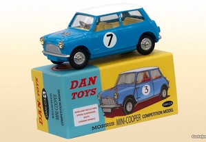 Morris Mini Cooper - Competition model 7 azul - Esc.1/43 - como NOVO