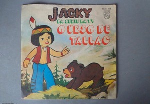 Disco vinil single infantil - Jacky, o urso