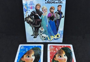Jogo de cartas UNO Frozen - Novo / Selado