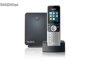 Telefone IP (VoIP) sem fios Dect Yealink W53P, novo