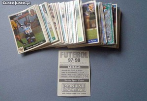 Cromos da caderneta de futebol - Futebol 97-98