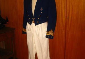 Antigo uniforme farda militar gala brigadeiro