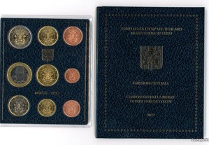 Conjunto de moedas de euro do Vaticano KMS 2022 1 cêntimo - 5 euros (8,88 euros) ST/BU