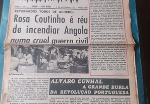 Barricada jornal #1 de 1975 Silva Nobre raro