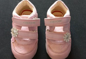 Sapatilhas bebé menina Geox n. 21, rosa, como novas