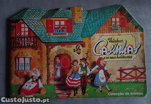 Caderneta de cromos as minhas Casinhas e os seus habitantes (tem 17 cromos)