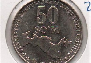 Uzbequistão - 50 Som 2001 - soberba