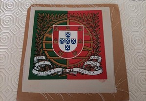 Impressão Armorial Exército Português