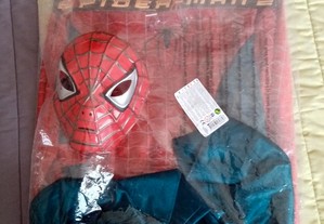 Fantasia de Carnaval do super herói Homem Aranha ( 8-10 Anos )