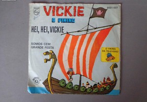 Disco vinil single infantil - Vickie o Viking