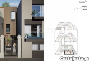 Apartamento T2 Novo Com Garagem - Bonfim - Porto