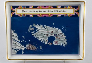 Bandeja para baralho de Cartas Vista Alegre  Demonstração da Ilha Formosa 