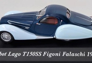 * Miniatura 1:43 "Colecção Carros Clássicos" Talbot Lago T150SS Figoni Falaschi 1938