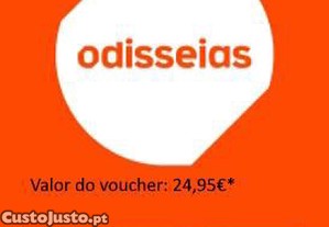 Voucher de 24,95EUR para a Odisseias