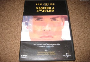 DVD "Nascido a 4 de Julho" com Tom Cruise