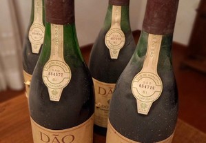 Vinho Tinto SÃO DOMINGOS Dão Colheita 1980 - 4 garrafas