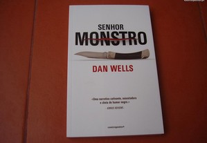 Livro Novo "Senhor Monstro" de Dan Wells / Esgotado / Portes Grátis