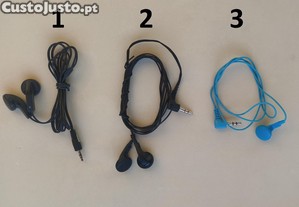Auriculares com fio