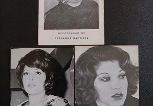 3 Cartões Fernanda Baptista e Lenita Gentil