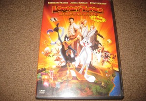 DVD "Looney Tunes: De Novo em Acção" com Brendan Fraser/Raro!