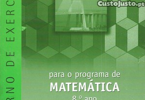 Matemática - 8º Ano - Caderno de Exercicios