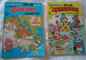 Dois livros os moranguinhos 1985