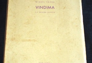 Livro Vindima Miguel Torga 3ª edição 1965