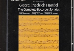 CD Handel - Complete Recorder Sonatas