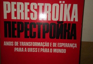 Livro " Perestroika " de Mikhail Gorbatchov